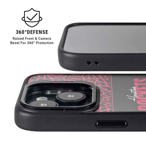 NBA Houston Rockets Elephant Print iPhone 15 Plus Kickstand Case