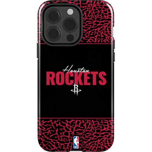NBA Houston Rockets Elephant Print iPhone 15 Pro Impact Case
