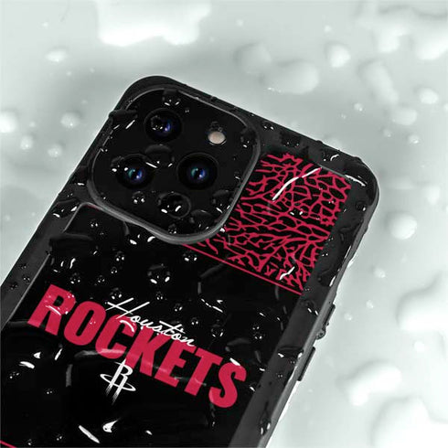 NBA Houston Rockets Elephant Print iPhone 15 Pro Waterproof Case