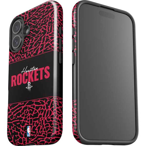 NBA Houston Rockets Elephant Print iPhone 16 Impact Case