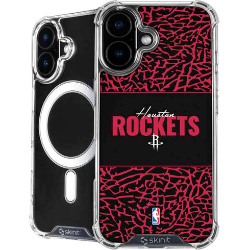 NBA Houston Rockets Elephant Print iPhone 16 MagSafe Case