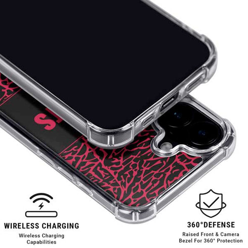 NBA Houston Rockets Elephant Print iPhone 16 MagSafe Case