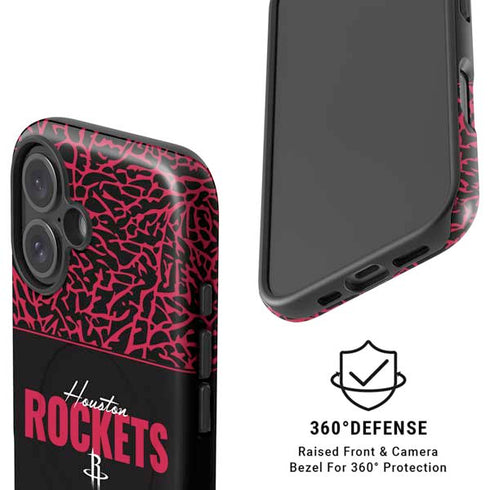 NBA Houston Rockets Elephant Print iPhone 16 Magsafe Impact Case