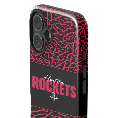 NBA Houston Rockets Elephant Print iPhone 16 Plus Impact Case