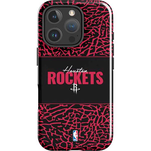 NBA Houston Rockets Elephant Print iPhone 16 Pro Max Impact Case