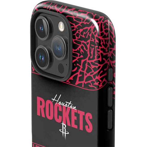 NBA Houston Rockets Elephant Print iPhone 16 Pro Max Impact Case