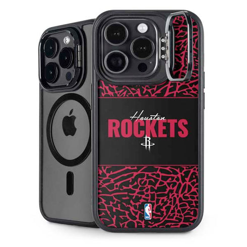 NBA Houston Rockets Elephant Print iPhone 16 Pro Max Kickstand Case