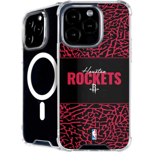 NBA Houston Rockets Elephant Print iPhone 16 Pro Max MagSafe Case