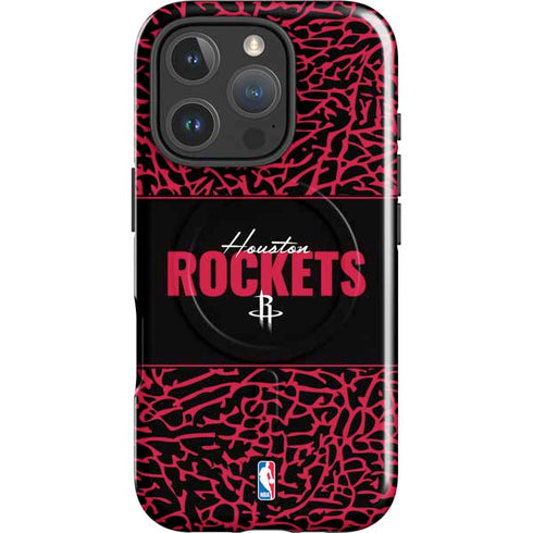 NBA Houston Rockets Elephant Print iPhone 16 Pro Max Magsafe Impact Case
