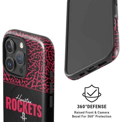 NBA Houston Rockets Elephant Print iPhone 16 Pro Max Magsafe Impact Case