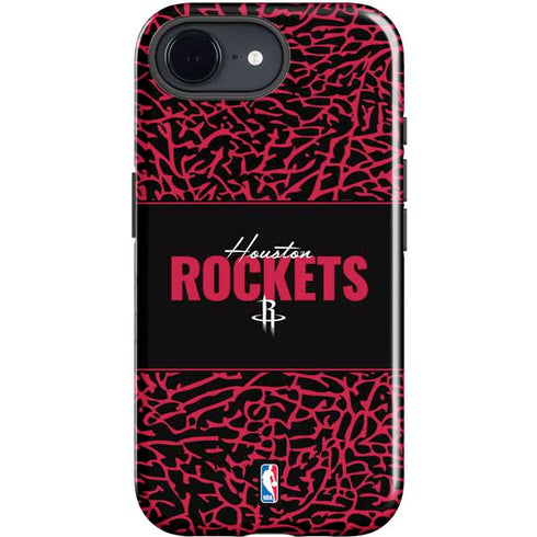 NBA Houston Rockets Elephant Print iPhone 16e Impact Case