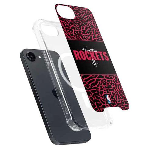 NBA Houston Rockets Elephant Print iPhone 16e MagSafe Case
