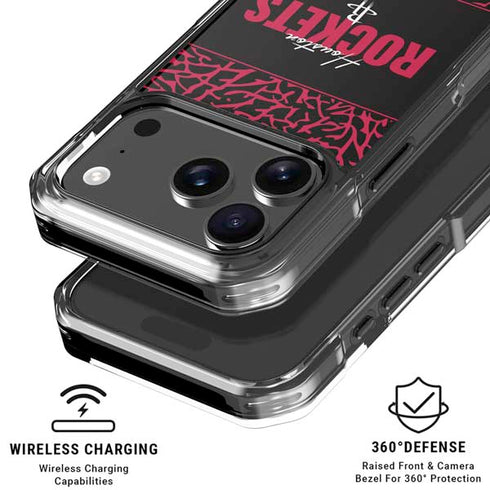 NBA Houston Rockets Elephant Print iPhone 18 Pro Clear Case