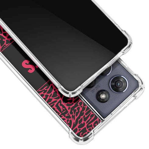 NBA Houston Rockets Elephant Print Moto G 5G (2025) Clear Case