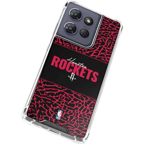 NBA Houston Rockets Elephant Print Moto G Play 5G (2025) Clear Case