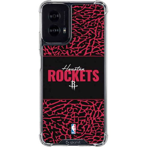 NBA Houston Rockets Elephant Print Moto G Power 5G (2024) Clear Case