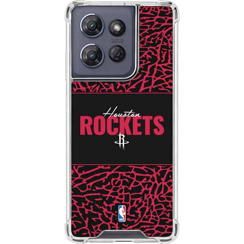 NBA Houston Rockets Elephant Print Moto G Power 5G (2025) Clear Case