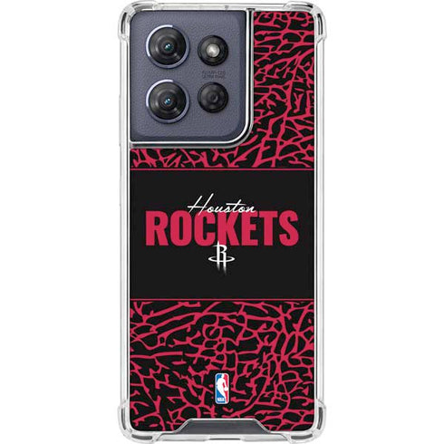 NBA Houston Rockets Elephant Print Moto G Stylus 5G (2025) Clear Case