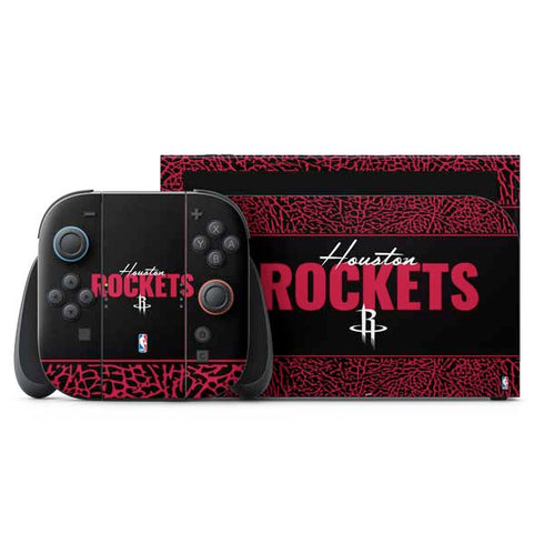 NBA Houston Rockets Elephant Print Nintendo Switch 2 (2025) with Joy-Con Skin