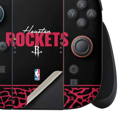 NBA Houston Rockets Elephant Print Nintendo Switch 2 (2025) Joy-Con Controller Skin