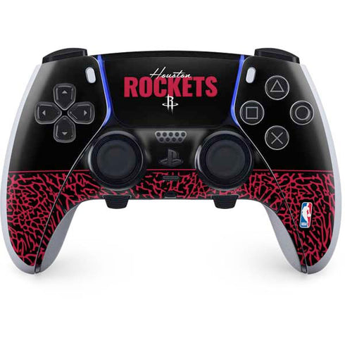 NBA Houston Rockets Elephant Print PS5 DualSense Edge Pro Controller Skin