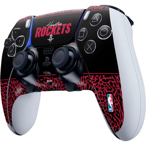 NBA Houston Rockets Elephant Print PS5 DualSense Edge Pro Controller Skin