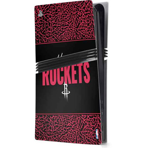 NBA Houston Rockets Elephant Print PS5 Pro Console Skin
