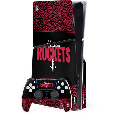 NBA Houston Rockets Elephant Print PlayStation PS5 Skins