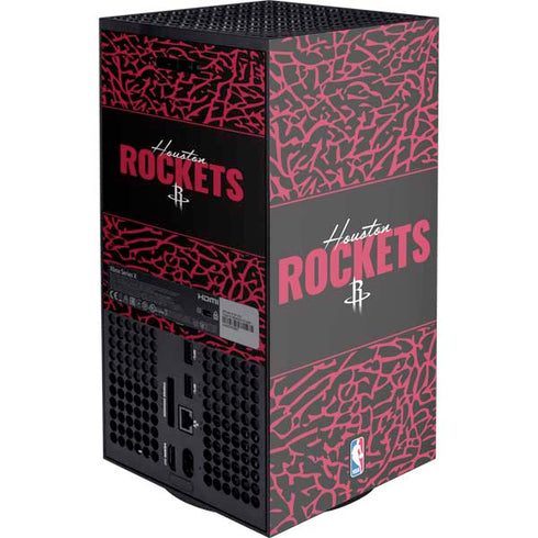 NBA Houston Rockets Elephant Print XBox Series X Digital Edition Console Skin