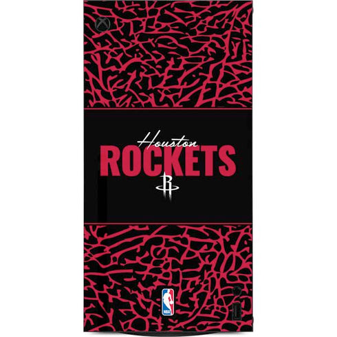 NBA Houston Rockets Elephant Print XBox Series X Digital Edition Console Skin