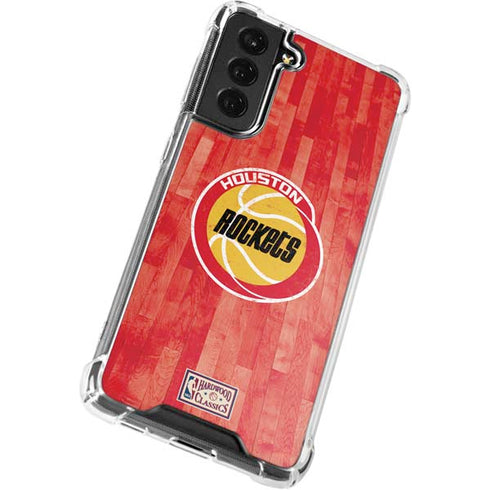 NBA Houston Rockets Hardwood Classics Galaxy S22 Plus Clear Case