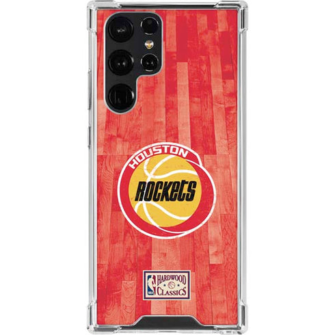 NBA Houston Rockets Hardwood Classics Galaxy S23 Ultra Clear Case