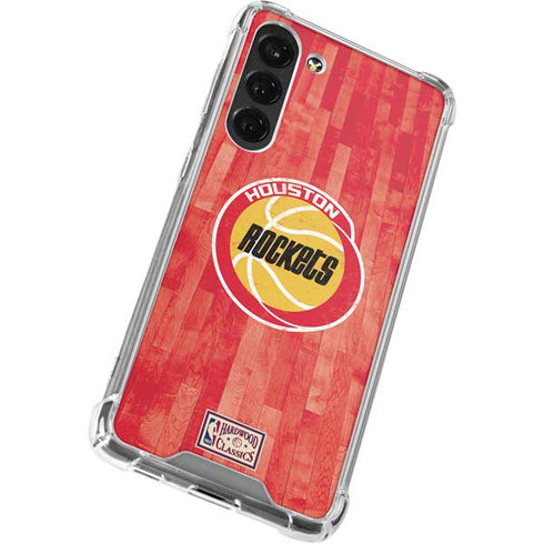 NBA Houston Rockets Hardwood Classics Galaxy S24 FE Clear Case