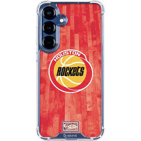 NBA Houston Rockets Hardwood Classics Galaxy S25 Clear Case