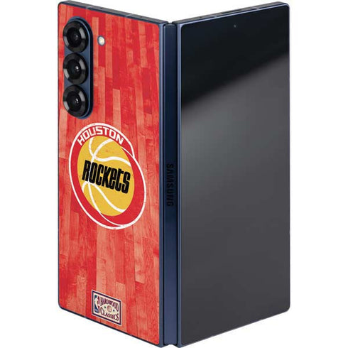 NBA Houston Rockets Hardwood Classics Galaxy Z Fold6 Skin