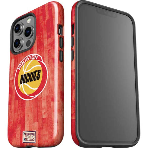 NBA Houston Rockets Hardwood Classics iPhone 15 Pro Impact Case