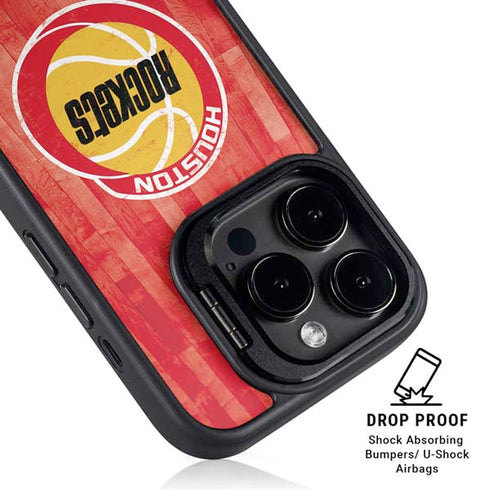 NBA Houston Rockets Hardwood Classics iPhone 15 Pro Max Kickstand Case
