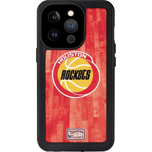 NBA Houston Rockets Hardwood Classics iPhone 15 Pro Waterproof Case