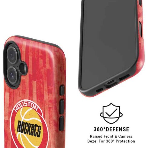 NBA Houston Rockets Hardwood Classics iPhone 16 Magsafe Impact Case