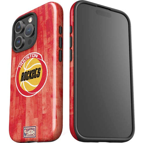 NBA Houston Rockets Hardwood Classics iPhone 16 Pro Impact Case