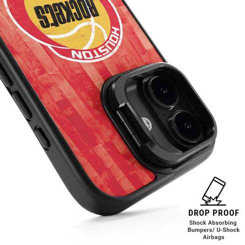 NBA Houston Rockets Hardwood Classics iPhone 17 Kickstand Case