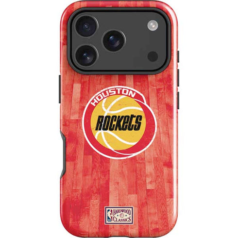 NBA Houston Rockets Hardwood Classics iPhone 17 Pro Impact Case
