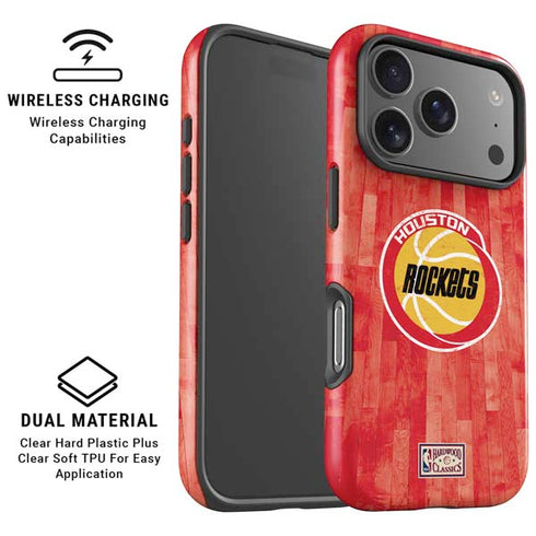 NBA Houston Rockets Hardwood Classics iPhone 17 Pro Max Magsafe Impact Case