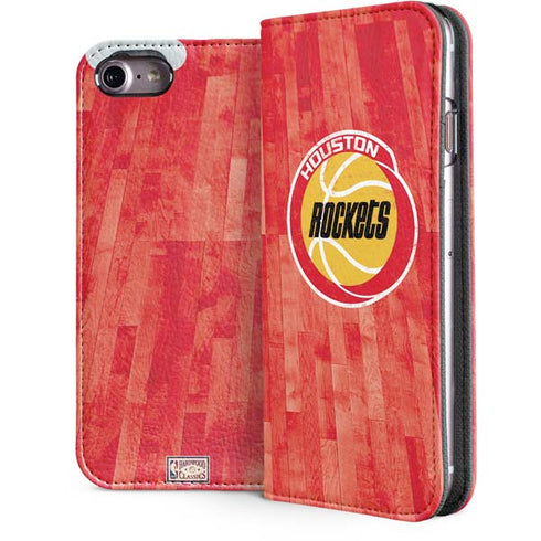 NBA Houston Rockets Hardwood Classics iPhone 7 Folio Case