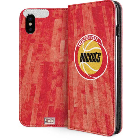 NBA Houston Rockets Hardwood Classics iPhone 8 Folio Case