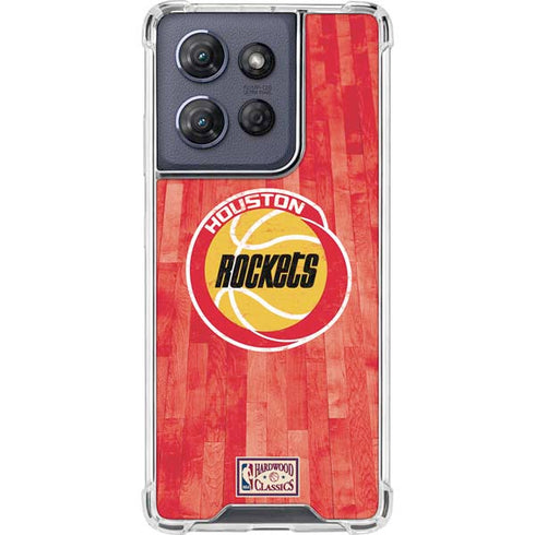 NBA Houston Rockets Hardwood Classics Moto G Play 5G (2025) Clear Case
