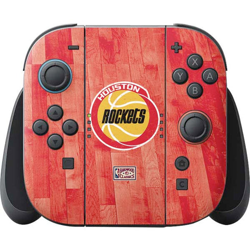 NBA Houston Rockets Hardwood Classics Nintendo Switch 2 (2025) Joy-Con Controller Skin