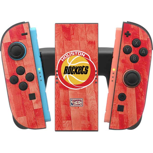 NBA Houston Rockets Hardwood Classics Nintendo Switch 2 (2025) Joy-Con Controller Skin