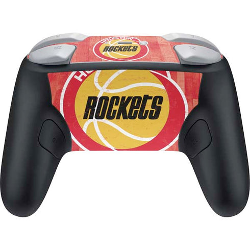 NBA Houston Rockets Hardwood Classics Nintendo Switch 2 (2025) Pro Controller Skin