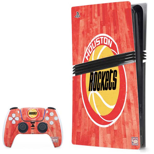 NBA Houston Rockets Hardwood Classics PS5 Pro Bundle Skin